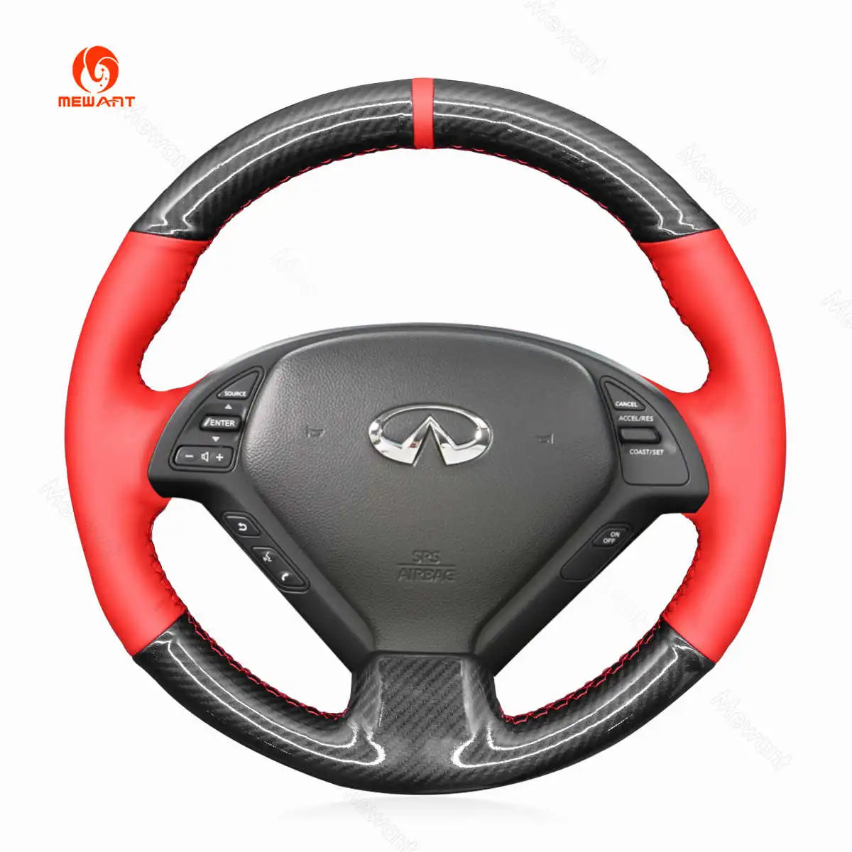 ハンドルカバー インフィニティ G G25 G35 G37 EX EX30 EX35 EX37 Q Q40 Q60 QX50 2008-2018