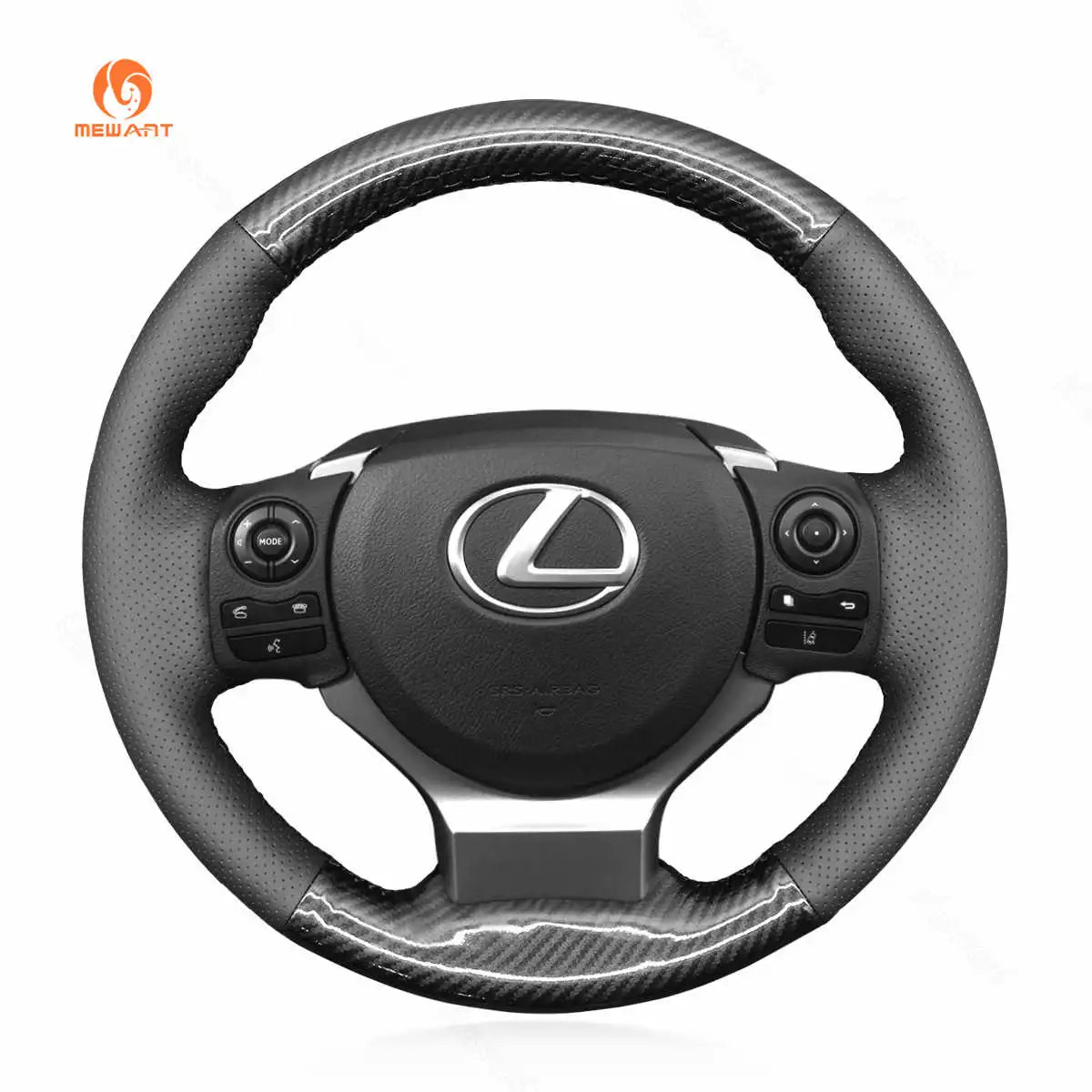 ハンドルカバー レクサス IS200t IS250 IS300 IS350 IS F-Sport RC 300 2015-2017