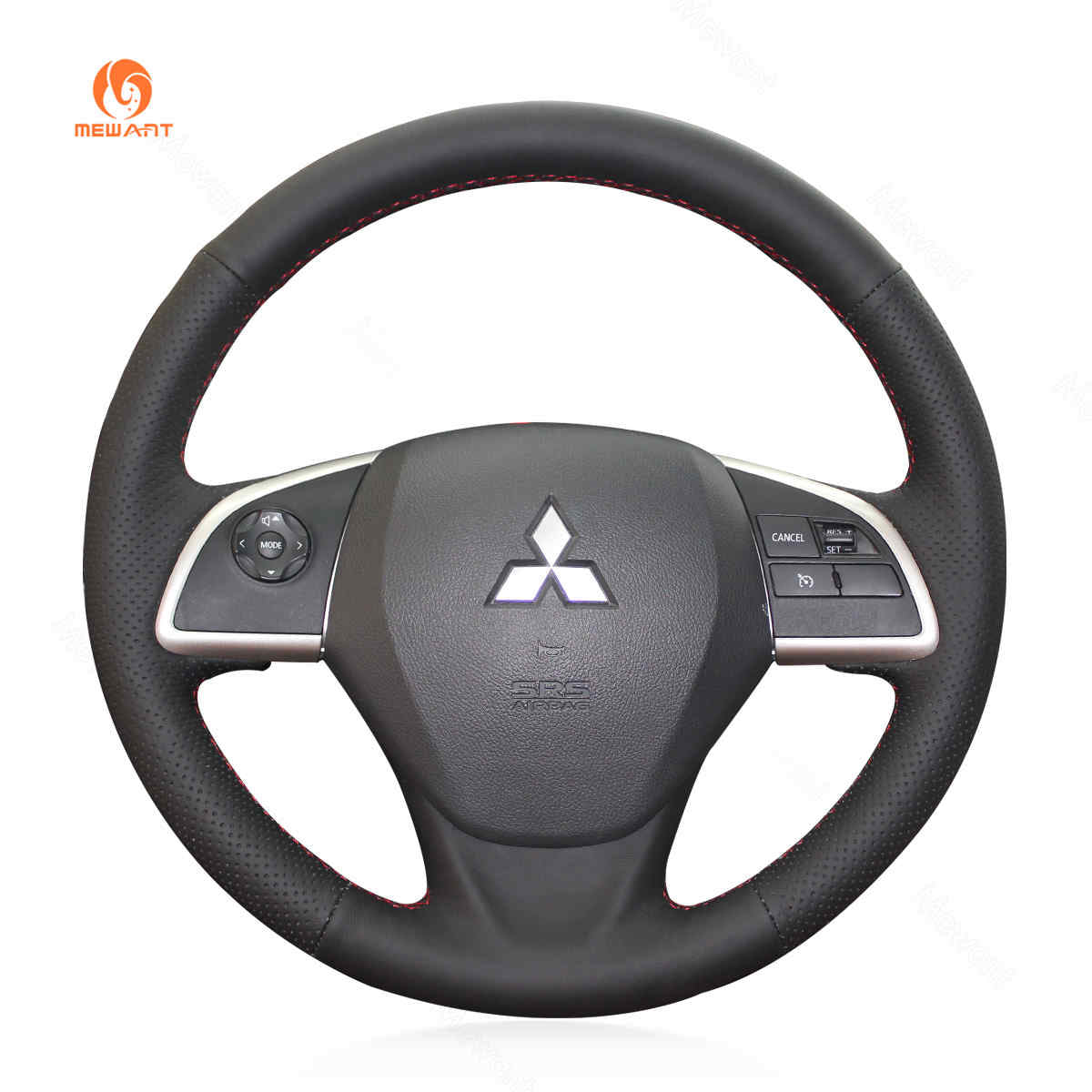 ハンドルカバー 三菱 EK スペース アウトランダー RVR エクリプス クロス ミラージュ ASX L200 スペース スター トライトン 2012-2024