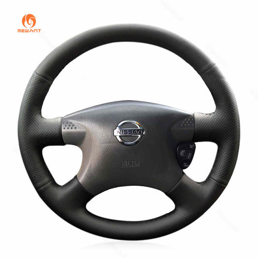 ハンドルカバー 日産 AD ウイングロード サニー ブルーバード シルフィ キャラバン エキスパート ピックアップ セレナ セントラ パルサー N16 1999-2003