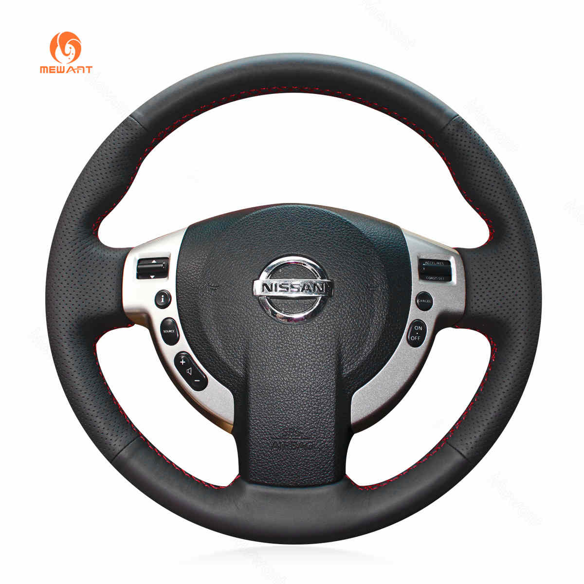 ハンドルカバー 日産 セレナ キャシュカイ エクストレイル NV200 エヴァリア AD デュアリス 日産 ローグ デュアリス J10 2007-2020