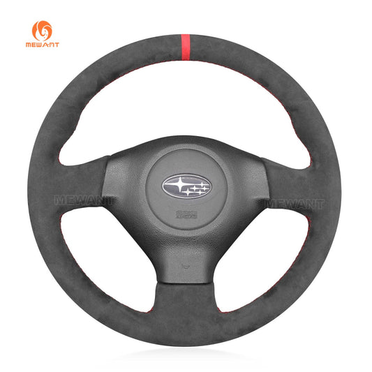 ハンドルカバー スバル インプレッサ WRX STI レガシー アウトバック 2005-2008