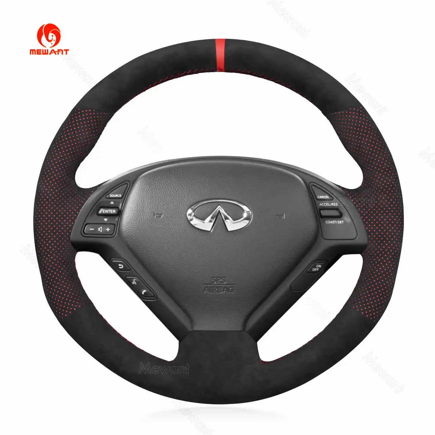 ハンドルカバー インフィニティ G G25 G35 G37 EX EX30 EX35 EX37 Q Q40 Q60 QX50 2008-2018